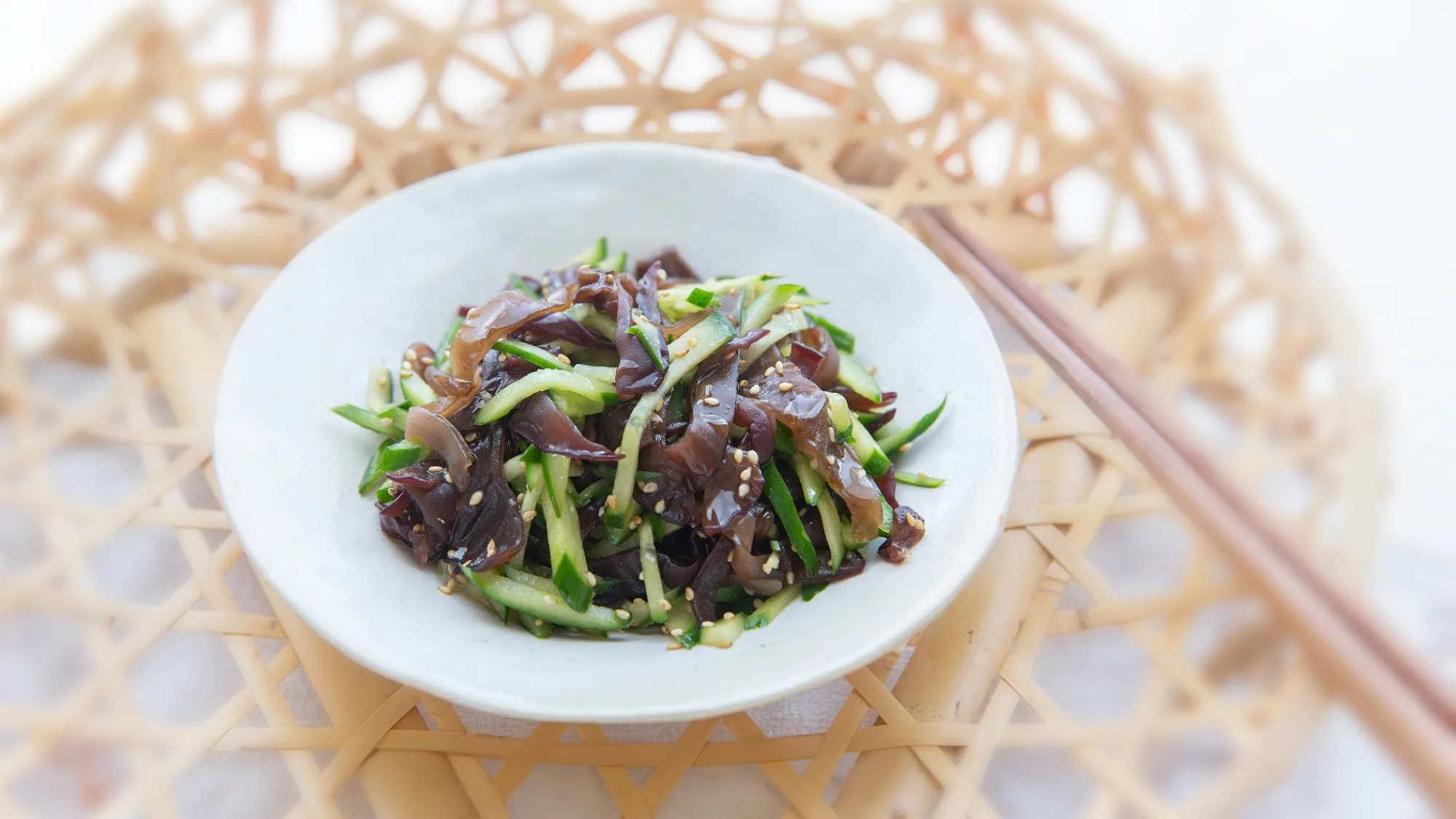 Chilled Cucumber and Wood Ear Mushroom Salad
