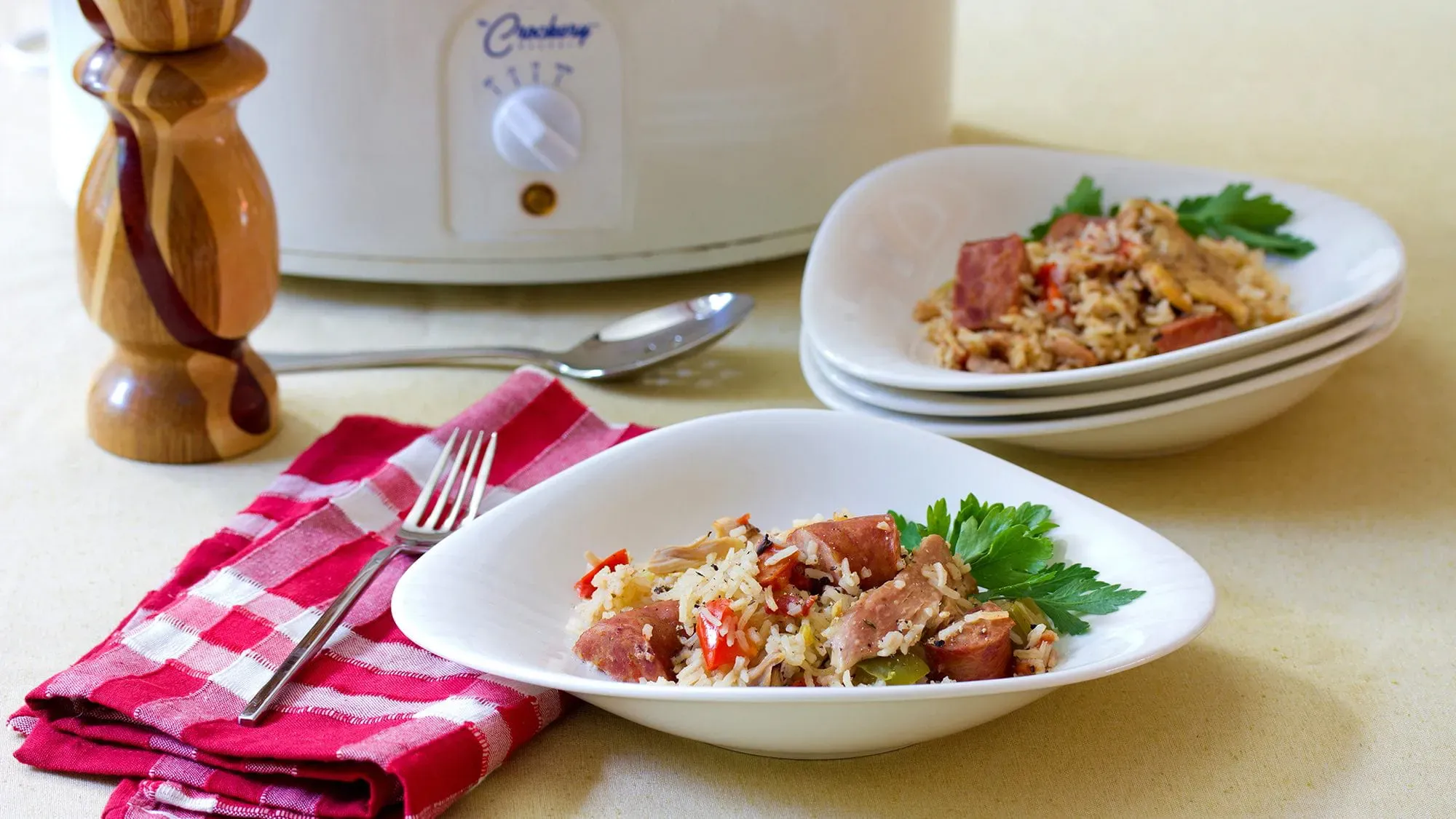 CAJUN CHICKEN AND SAUSAGE RICE