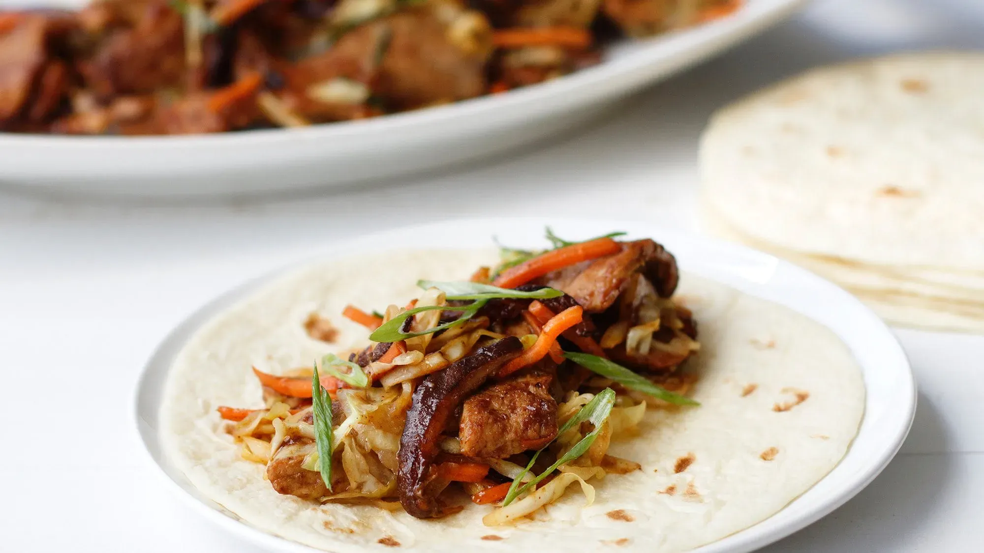 PORK STIR-FRY WITH FRAGRANT SHIITAKE MUSHROOMS