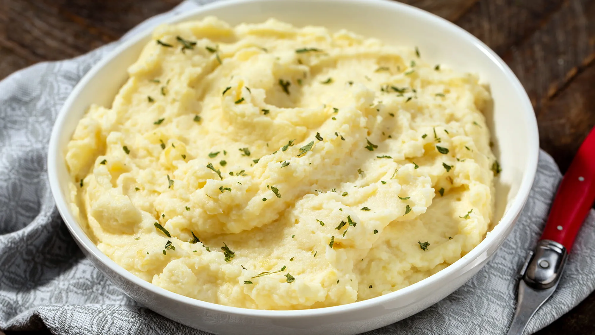GARLIC MASHED POTATOES