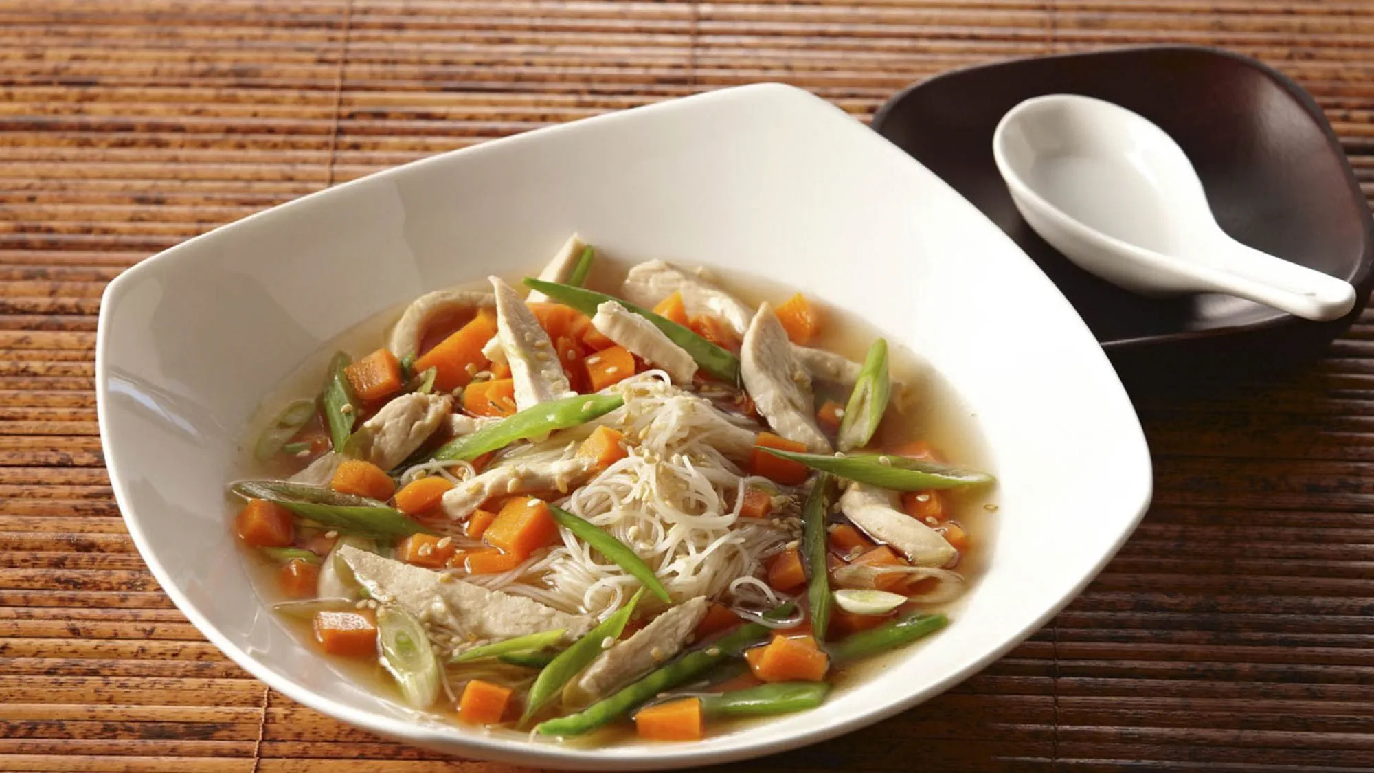 Sesame Ginger Chicken Noodle Soup